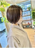 イメチェンヘアスタイル/ダークアッシュ/白髪ハイライト