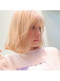 【OFFICE】Blonde color ・bob  (代々木公園/代々木上原)