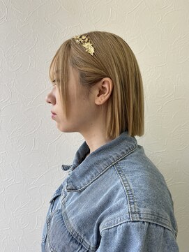 ピカソ ほなみ店 成人式前撮りヘア