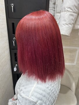 エルバイラビス 大宮(elu by lovis) 【SYUYA】チェリーレッド/暖色系/ブリーチ1回