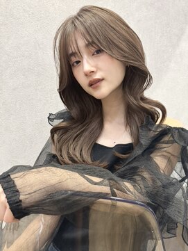 ロンド ロワール 門前仲町(Lond Loire) チェリーブラウンミニウルフホワイトグレージュデジタルパーマ