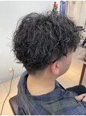 メンズ/パーマ/ニュアンスパーマ/学割U24/韓国/スパイラルパーマ