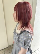 ヘアーデザイン シュシュ(hair design Chou Chou by Yone)&nbsp;カシスピンク&ウルフレイヤー