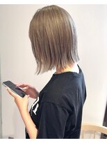 ヨーク(YOKE)&nbsp;【YOKE】ケアブリーチアッシュグレーオリーブグレージュ縮毛矯正