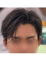 エイル 北堀江(Eir)&nbsp;韓国　ガイルヘア　アイドル  俳優風　ダウンパーマ　メンズヘア