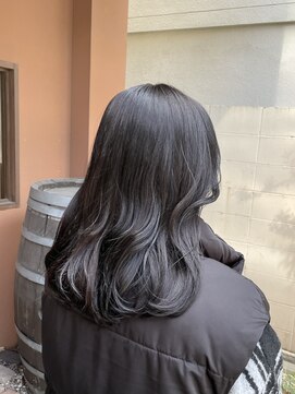 ココカラヘアー ニコ(cococara hair nico) グレージュ/ブラックカラー/黒染めなし