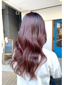 ロディーナ 大口 新子安(rodina) 【水素ケアカラー】Color×バイオレット×ピンク