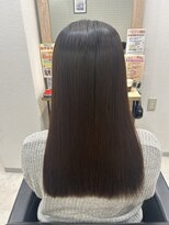 エルプラスヘアー 平尾店(L+hair) （40代）ナチュラルセミロング【トリートメントでくせ毛改善】