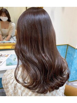 ロンドアベニール 北千住(Lond avenir) イメチェン外ハネボブ美髪ワイドバングミディアムレイヤーカット