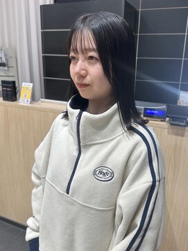 ザザ ZA/ZA 茗荷谷 韓国ヘア/ミディアム/顔周りカット/前髪カット