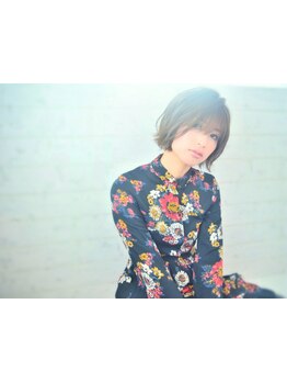 ダメージを最小限に抑える天然由来のオーガニックカラー♪【新規☆カット+カラー+トリートメント\7920】