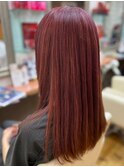 ストレートロングヘア×イルミナカラー