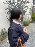 個性派ボブ