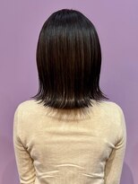 レジュール Rejouir 外ハネボブ/切りっぱなしボブ/アースカラー/くすみベージュ