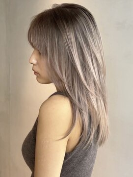 ヘアーサロングランデ(HAIR SALON GRANDE) ハイライトカラーミルクティーベージュレイヤーカット