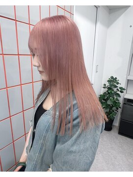 ペレ 渋谷(PELE) ホワイトグレージュ/デジタルパーマ/チェリーブラウン/渋谷