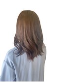 20代30代40代透明感アッシュブラウンミディアム