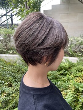 スタイル 成城学園前(STYLE) 《大人ショート》ハイライト×ベージュカラー