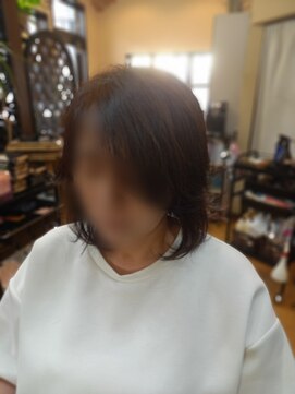 男&女のヘアーサロンF ミディアムスタイル
