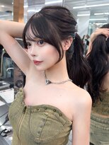 アルバム 銀座(ALBUM GINZA)&nbsp;ロング顔周りレイヤーフェイスフレーミングおくれ毛_F20985