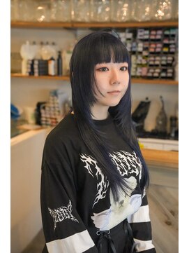 チックタック モーガン エアライン(TICK-TOCK MORGAN airline) 【MORGAN】レイヤーカット/ネイビーブルー