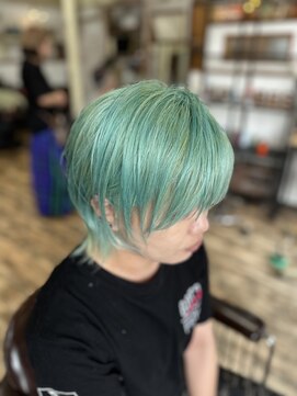 ラウラアンドロー(LAURA&RO) ダブルカラー/ケアブリーチ/インナーカラー/ベージュ【塚口】