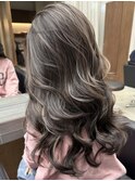 栄ハイライト透明感ロングレイヤー