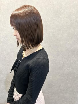 スーリール 西新店(Sourire) ボブ×ベージュブラウン☆
