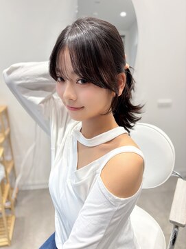 コアレス キョウト(COALESS kyoto) 韓国ヘア/レイヤーカット/顔まわりカット/Instagram @ken__gucci