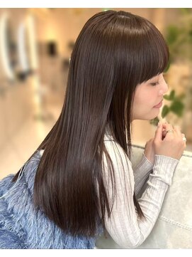 エヌ 大阪梅田店(enu) 【大阪梅田】艶々グレージュカラー