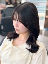 ジエクト カナウ(The Ect canow)&nbsp;コテ巻き風パーマ/ヘーゼルブラウン/ココアグレージュ