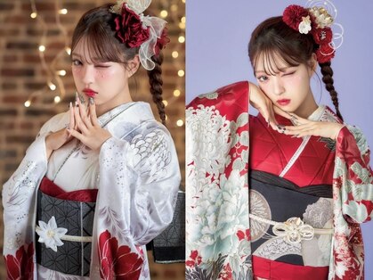 振袖gram名古屋/振袖 袴レンタル/着付け/ヘアセット/名駅の写真