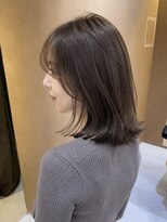 サボ 栄店(sabo)&nbsp;ぷつっとボブ × グレージュ ×ナチュラルレイヤー