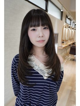 ゲリール ヘア プラス ケア(guerir hair+care) 【guerir hair ＋care】顔周りlayer× olive beige