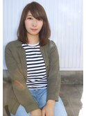 自然体なナチュラルストレート