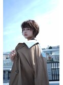 抜け感ヘアショート春晴れ