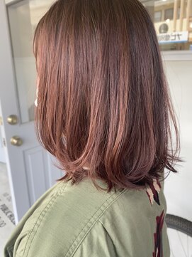 ヘアーワークスヴィクサス 諫早店(HAIR WORKS VIXUS) 【VIXUS 持永早紀子】PINKハイライト