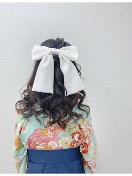 グランルッソ 岡山駅前(GRAN LUSSO) ふわふわハーフアップでガーリーに