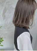 透明感抜群ベージュカラー☆切りっぱなしボブ