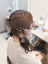 ヘアセットサロン ミント(Hair set salon MINT)&nbsp;お花ツインテール