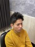 メンズカット+シェービング＋顔パック￥4000
