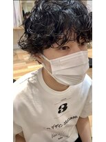 乾かしてキマるメンズショートパーマ