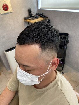 トハコ(&haco) ペリーショート×V字フェード☆