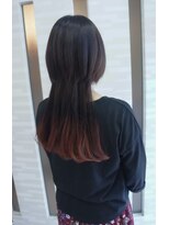 ムゥフ ヘアーアンドアイラッシュ(mouf hair&eyelash)&nbsp;ダークオレンジグラデ