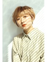 エクリ シセイドウ 麻布十番店(equri×SHISEIDO) きなこベージュのゆるふわマッシュショート