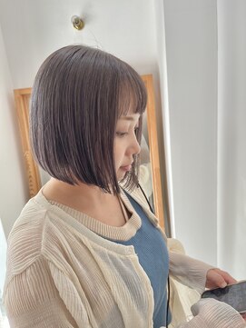 ゴカン(Gokan) ボブ×グレージュ