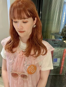 ヌープヘアーアイス(NUUP.hair ici) オレンジベージュ　～ブリーチなし～