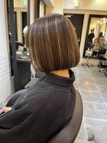 サロンドミルク 溝の口店(salon de MiLK)&nbsp;20代30代40代/ボブ/ミニボブ/ハイライト［溝の口］