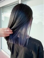 ヘアーショップ エヌアンドエー 幸手店(hairshop N&A) 艶感ミディ×インナーラベンダー