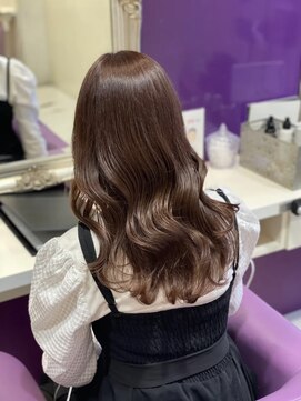 ハピネス 河原町店(Happiness) ラベンダーベージュ ブリーチなしダブルカラー